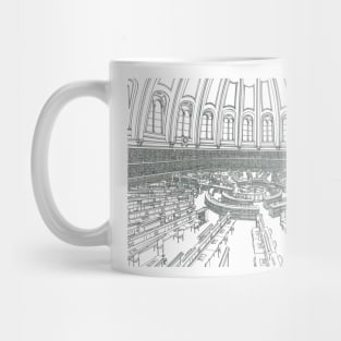 Library in London Mug